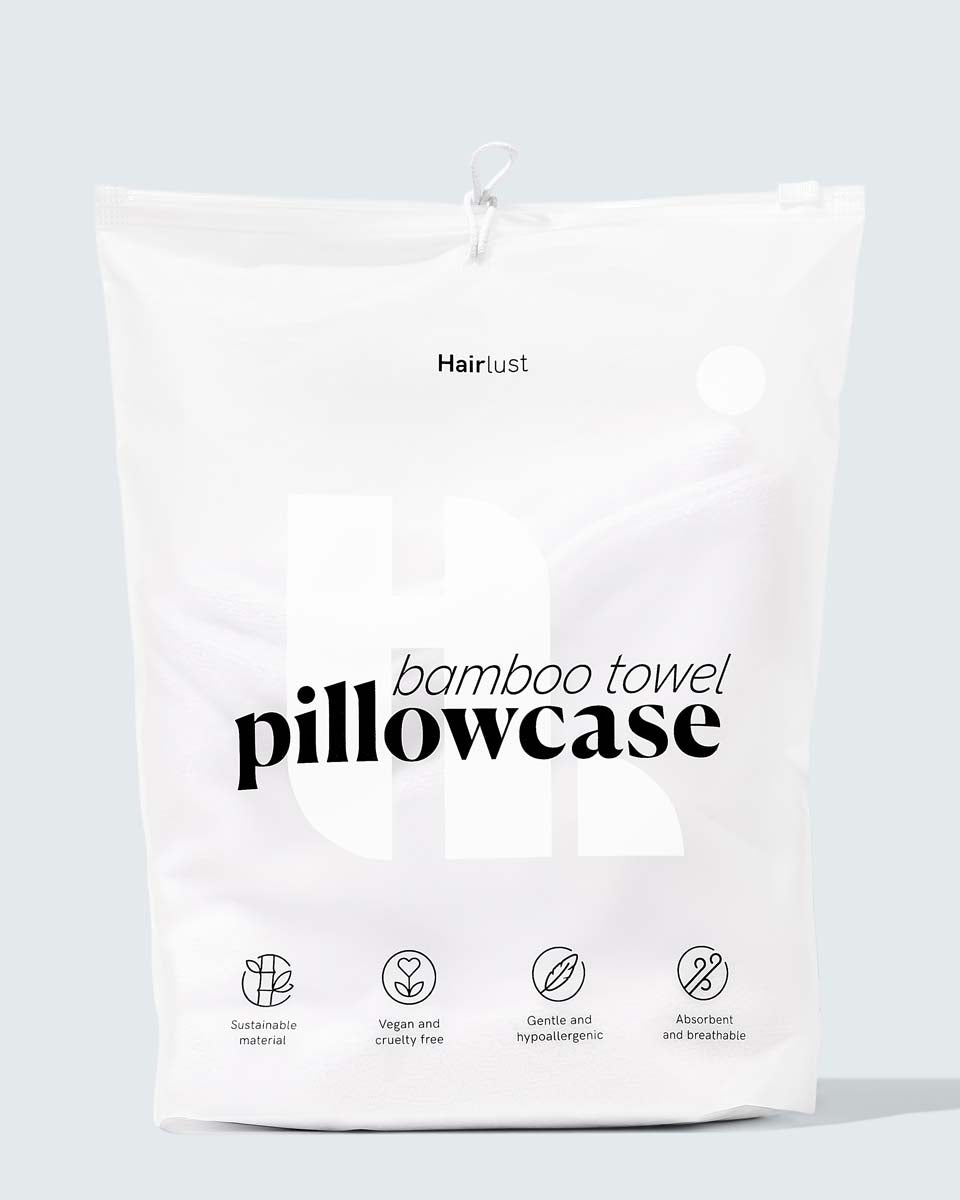 Hairlust Bamboo Towel Pillowcase Bambus Kissenbezug für nasses Haar